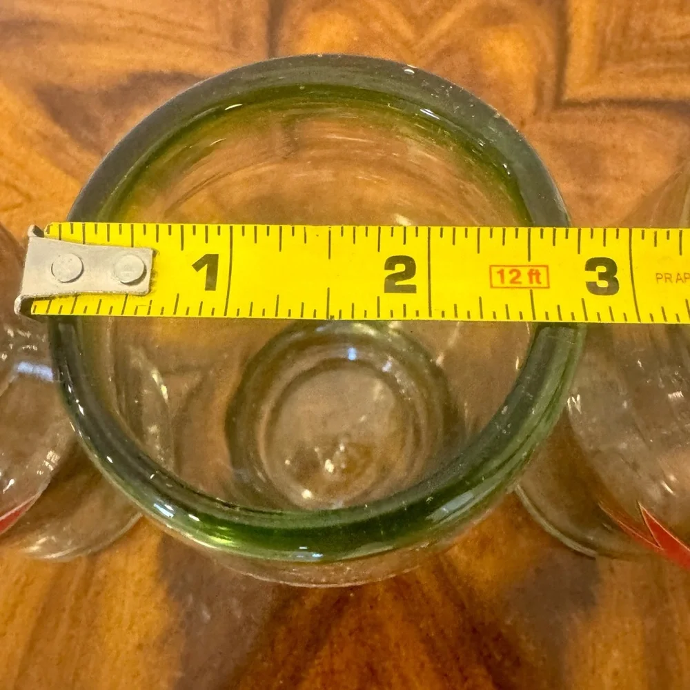 3 Dos Equis XX Hand Blown Beer Glass Set Excellent Condition - Picture 7 of 7